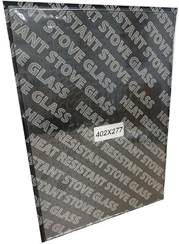 Chimsoc Cristal de repuesto para estufa Stovax Stockton 8 (1 puerta) / pantalla ancha Stockton 5 (402 mm x 277 mm, rectangular)