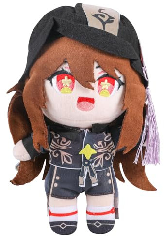 UTIEHD Genshin Impact Charakter Plüschpuppe, Plüschtier Stoffpuppe, Kostüm-Plüschrequisiten für Fans(Hutao)