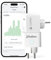 Sailsco Matter Smart Steckdose mit Stromverbrauch,Type E WLAN Steckdosen mit Stromzähler,Funktioniert mit Sprachsteuerung,Fernzugriff,Smart Life,Apple HomeKit,Alexa,Google,16A,2 Stück