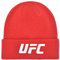 Concept One Unisex-Erwachsene UFC, Cuffed Winter Knit Cap with Logo Beanie-Mütze, Rot/Ausflug, einfarbig (Getaway Solids), Einheitsgre