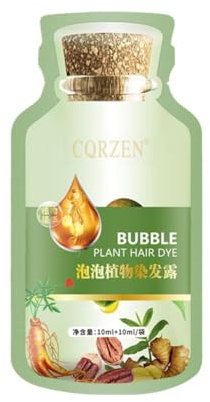 Neues natürliches Pflanzenhaarfärbemittel, 20 ml, Bubble Plant Hair Dye, mildes, nicht reizendes Bubble Plant Hair Dye Shampoo, natürliches Pflanzenhaarfärbemittel für Männer und Frauen,