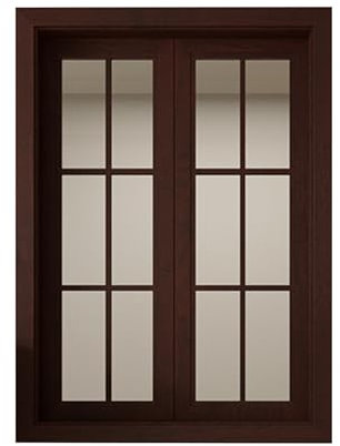 HJLKDYM Rustikales Holzfenster Mit Öffnungstüren, Hängefenster, Vintage-Holzfenster Für Wohnzimmer Badezimmer Küche Und Mehr(Braun,40x100cm)