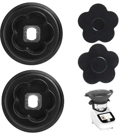 Set di 2 Ricambi Ingranaggi di Accoppiamento Compatibile per Mon-sieur Cuisine SMART/CONNECT SKMS 1200/SKMC 1200 - Compatibile con Lame e Base Frizione, 5 Denti