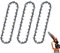 3 Pack Chainsaw Chain for 14 Inch (35cm) Bar, 52 Drive Links, 3/8 LP Pitch, 0.50 Gauge, Low-Kickback Chainsaw Chain, Fits Titan, Ryobi, Black & Decker, Dolmar and More