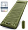 JEMULICE Isomatte Camping Selbstaufblasend, 12CM Höhe Selbstaufblasende Luftmatratze für Wandern, Ultraleicht Wasserdicht Schlafmatte Outdoor mit Fußpresse Pumpe, Tragbar Kleines Packmass
