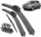 Auto Scheibenwischerblätter Wasser Nebel Entfernung Werkzeug Einfach Installieren kompatibel with Hyundai for Tucson MK2 Ix35 2010-2015 24 16 12