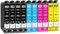 Jhaan 35XL Druckerpatronen Multipack Kompatibel für Epson 35XL Patronen Kompatible mit Epson Workforce Pro WF-4725DWF WF-4740DTWF WF-4730DTWF WF-4720DWF WF-4720 WF-4725 WF-4730 WF-4740(10er-Pack)