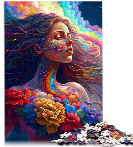 Puzzle 1000 Teile für Erwachsene „Rainbow Spirit“ für Puzzle ganze Familie 14,96 Zoll x 20,47 Zoll für Teenager ab 14 Jahren