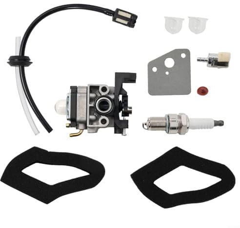 HavenDomicile Carburetor for Honda GX25 GX25N FG110 Tiller 4 Cycle Engine 16100Z0H825 Replacement Part with Gasket Fuel Filter Oil Pipe Compatible with Lawn Mower Trimmer