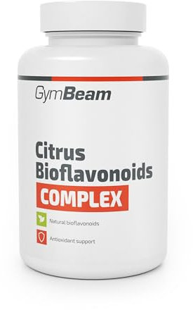 GymBeam Complesso di Bioflavonoidi di Agrumi - Antiossidanti Naturali - Capsule con Rutina, Esperidina, Sinefrina e BioPerina - Supporto Cardiovascolare e Bruciagrassi - 120 Capsule