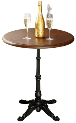 Preferspace Retro-Stehtisch, 75 cm hoch, runder Bartisch for Verschiedene Sitzgruppen, geeignet for Küche, Esszimmer und Wohnzimmer(60cm/23.6in)