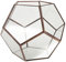 Mini Glas Terrarium Geometrisches Glas Sukkulente Pflanzen Pflanzgefäß Deko - 15 x 15 x 15cm