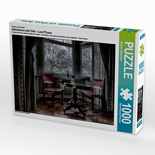 Puzzle · EIN Motiv aus dem Kalender Geheimnisvolle Orte - Lost Places | Gemütliche Schreibecke · 1000 Teile · Lege-Größe 64 × 48 cm · CALVENDO Puzzle