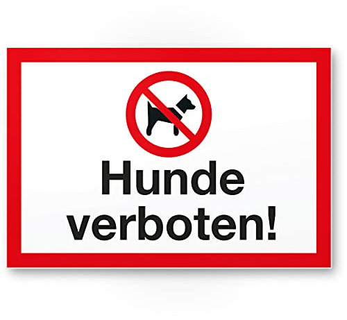 Prohibido Perros (Blanco y Rojo)