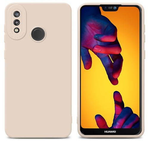 Cadorabo Hülle kompatibel mit Huawei P20 LITE 2018 NOVA 3E Schutzhülle TPU Silikon Case Liquid Design mit Kameraschutz Slim Kratzfest Gummi Case Hülle für Huawei P20 LITE 2018 NOVA 3E in Rosa
