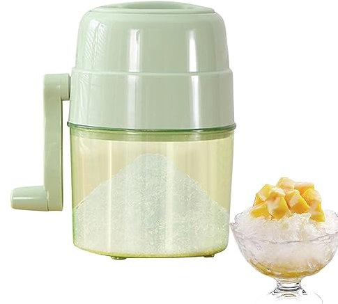 Rianpesn Snow Cone Machine Shaved Ice - Ice Shaver Machine for Home Use,Manual Ice Crusher, Ice Shaver and Snow Cone Machine, Portable Ice Crusher for Snow Cones or Slushies