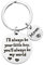 WATEFOER Muttertagsgeschenke vom Sohn, doppelseitiger Schlüsselanhänger I'll Always Be Your Little Boy, You Will Always Be My World für Mama Geburtstagsgeschenke