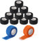 CNC 12 Rollen Tattoo Bandage Tape Tattoo Griffband Tattoo Grip Cover Wrap Fingerpflaster Verband Haftbandage Elastisches selbstklebendes Bandagenband für den Tattoo Maschine Grip (2.5cm x 4.5M)