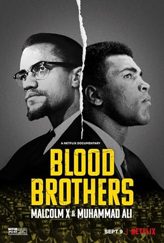 Poster Blood Brothers Malcolm X Muhammad Ali, A4, Wandkunst, Heimdekoration, Filmposter, Leinwand, Film, Kino, Retro, Vintage, Kult, klassisch, Nostargische Saga, moderner Nachdruck, wir drucken