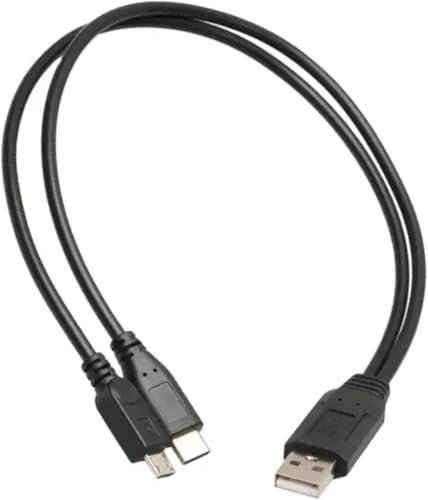 Villageboom Micro USB Splitter 1 Micro USB e 1 USB C a 1 USB A, Micro USB doppio connettore, Y splitter da 1 a 2, 2 dispositivi di ricarica contemporaneamente, lunghezza 100 cm, prodotto con valore