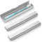 Oralphi Aluminium-Zahnbürsten-Reiseetui, tragbarer Reise-Zahnbürstenhalter, langlebige manuelle Zahnbürstenbox für Reisen, Badezimmer, Camping, Geschäftsreisen, 2 Stück