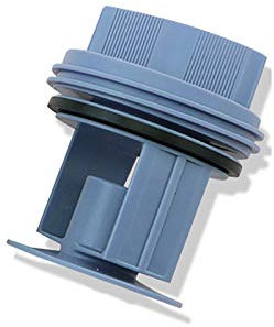 for Siemens Bosch WM1095/1065 Drainage Pump Drain Outlet Seal Plug Filter Drum Washing Machine Cover Parts(Blue)