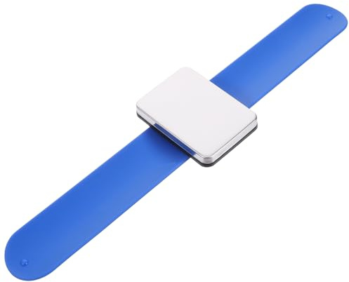 BEBEMOKO Magnetisches Silikon Haarspangen Armband Praktisches Friseurarmband Mit Nadelkissen Komfortables Handgelenkband Für Friseurbedarf Haarnadeln Und Metallclips Blau