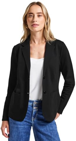 Street One Damen 2116815 Blazer, Black, 36