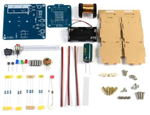 Gurtt Electric Magnetic Transmitter Soldering Practice Kit, Educational DIY Soldering Projects for School Leaning