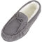 SNUGRUGS Damen Clara Low-Top Lammwolle Mokassin Hausschuhe, Grau - grau - Größe: 40 EU