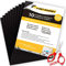 X-bet MAGNET Hojas magnéticas con respaldo adhesivo - Cada una de 4 x 6 - Papel magnético flexible con fuerte autoadhesivo - Hojas magnéticas adhesivas para imanes de fotos e imágenes