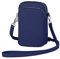 Wind Took Handy Schultertasche Kleine Damen Umhängetasche Handytasche Brieftasche Kartentasche Crossbody Bag Mini Sack, Blau(für 5,8 IN Handy), L/W/H:11x5x17 cm