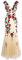 Angel-fashions Robe de Bal avec col en V Profond et Paillettes Rose Medium
