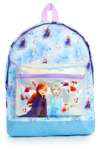 Disney Frozen 2 Rucksack Mädchen, Schulranzen Kinder, Die Eiskonigin 2 Rucksack, Elsa Und Anna Schultasche, Schulrucksack Madchen Blau, Reisetasche, Kinderrucksack, Backpack, Tolle Geschenkidee