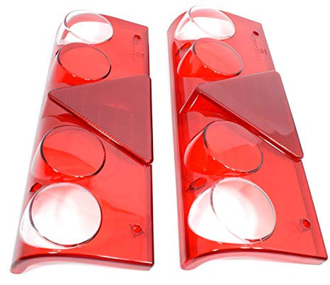 2x Lichtscheibe Glas Rückleuchte Schlussleuchte EUROPOINT II Auflieger