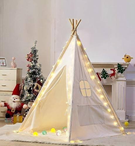 String Lights for Teepee Battery Operated String Lights Fairy Lights Led Lights for Indoor Outdoor Lighting Bedroom Party Teepee Camping Decoration