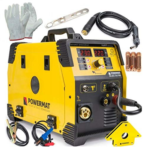 IPARLUX IMG-220L Professional Portable Semi-Automatic MIG MAG MMA Welder, 220A, Gas & Gasless, Compatible with Car, Truck, Boat, Motorcycle, ATV, Tractor, Van, UTV