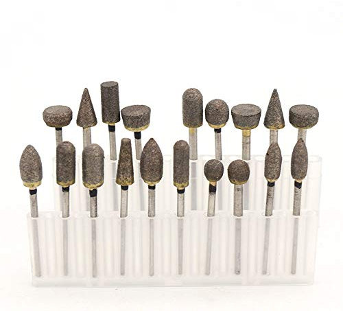 1 Stück langlebiges 3-mm-Diamant-Grat-Schleifkopf-Rotationsschnitzwerkzeug Gesintertes Schleifmittel für Jade-Peeling-Zubehör Bohrer, Nr. 11 x 3,0 mm