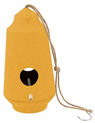 Point-Virgule nichoir en Fibre de Bambou Ocre 15.1cm H 28cm