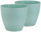 Macetas para Exterior de Plástico 18 cm (2 uds) Maceta plástico Grande para Plantas Macetero Interior Terraza Balcon para Jardinería. Tiestos Jardineras para Flores y Arboles