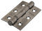 TIMCO Fire Door Hinge for Internal Residential Doors - Ball Bearing Hinge Antique Brass - 76 x 51 x 2.2