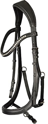 Harry's Horse Trense Anatomic Crystal - Cob/VB - Schwarz