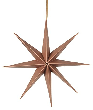 Broste Copenhagen Star Papierhänger L Indian tan 50 cm (1 Stück) 70080441