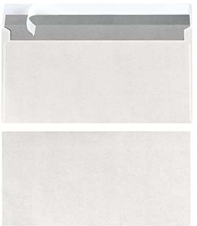 Herlitz Briefumschläge DIN lang haftklebend (ohne Fenster | 100 Stück)
