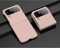 Hauw Custodia Galaxy Z Flip 4 5G,Ultra Sottile Custodia Rigida PC Antiscivolo per Telefono Pieghevole per Samsung Galaxy Z Flip 4 5G 2022,Rosa