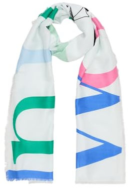 s.Oliver Damen Schal Weiß, 1