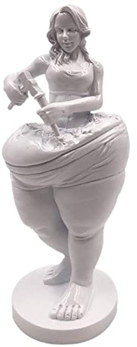 xiaonu Statue Abnehmende Göttin Wohnzimmer Skulptur Dekoration Fat Lady Figur Modell Fitness Yoga Heim Schreibtischen Dekoration Für Handgemacht Schlafzimmer