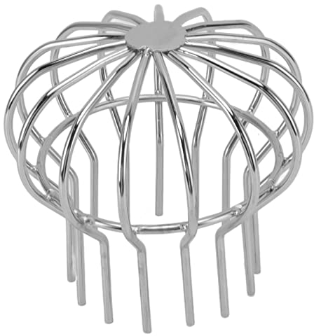 HERCHR Protezione per grondaie per pluviali, Filtro per grondaia in Acciaio Inox Protezioni, a Forma di Palloncino, Contro l'intasamento per Tetti, Balconi e Giardini(110 Tube)