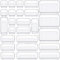 Panzy Home 25 Pcs Drawer Organiser Clear Desk Drawer Organisers Trays Makeup Drawer Divider Clear Plastic Storage Boxes for Bathroom Cosmetics Kitchen Office Stationery