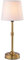O’Bright Seraph - Cordless LED Table Lamp with Dimmer, Built-in Rechargeable Battery, 3-Level Brightness, Patio Table Lamp, Bedside Night Lamp, Ambient Light for Restaurant, Antique Brass